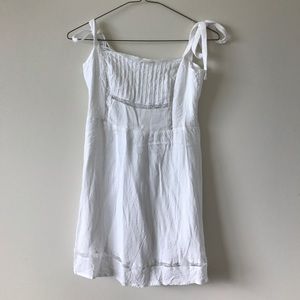 Urban Outfitters Straight-Neck Lace Mini Dress